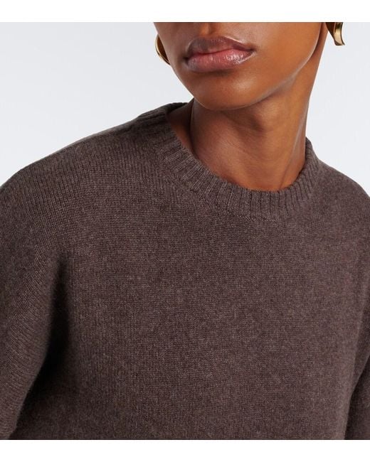 Loulou de Saison Brown Anton Cashmere Sweater