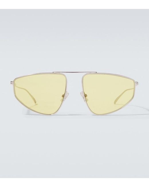 Bottega Veneta Natural Aviator Sunglasses for men