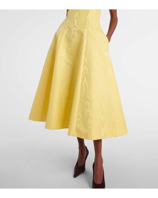 Robe Midi Mara Emilia Wickstead en coloris Yellow