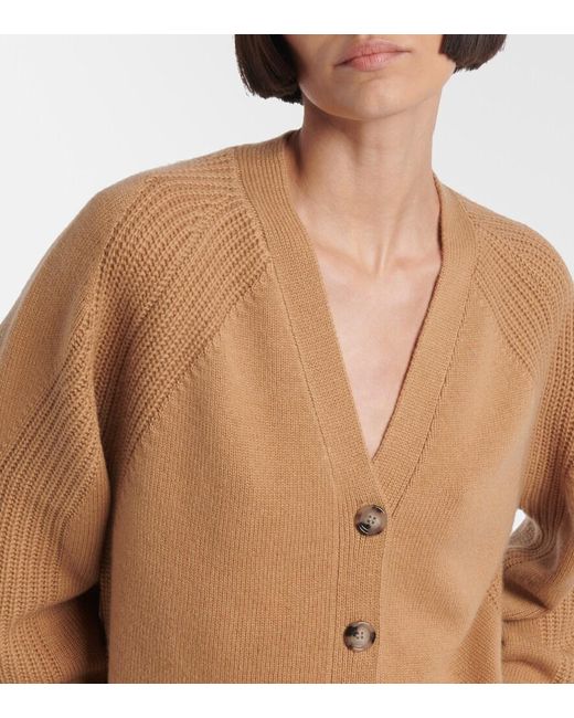 Jardin Des Orangers Brown Wool And Cashmere Cardigan