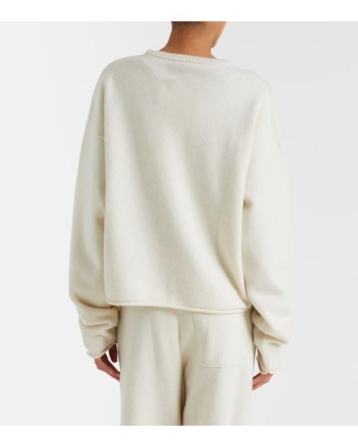Extreme Cashmere Natural N°426 Comfy Cashmere-Blend Sweater