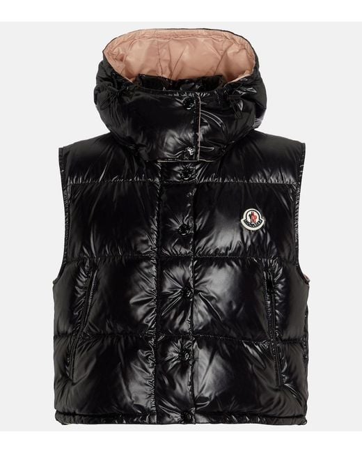 Moncler Black Quilted Down Vest