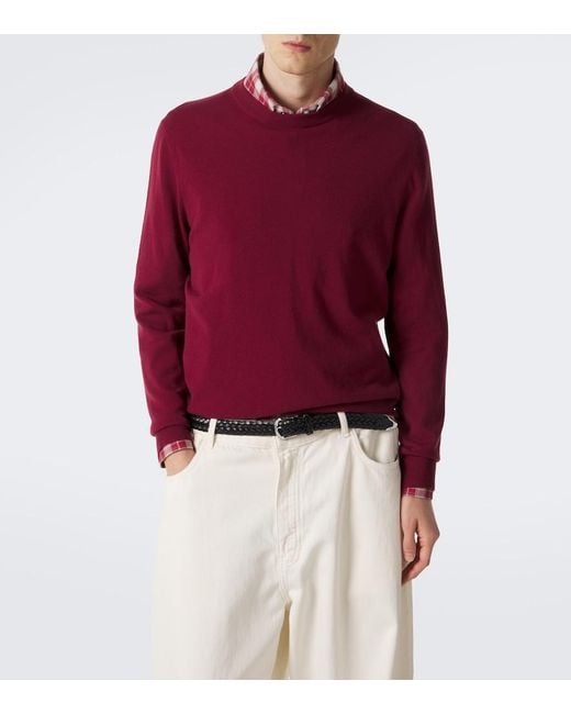 arch4 Red Mr Carlos Cashmere Sweater for men