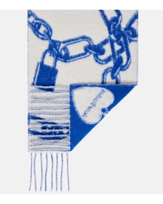 Sciarpa di Acne in Blue