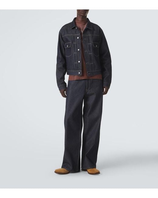Acne Blue Denim Jacket for men