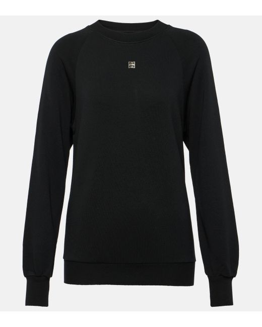 Sweat-shirt en coton a logo Givenchy en coloris Black