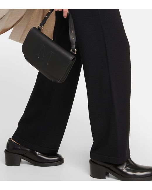 Leisure pantalones Visone de lana virgen Max Mara de color Black