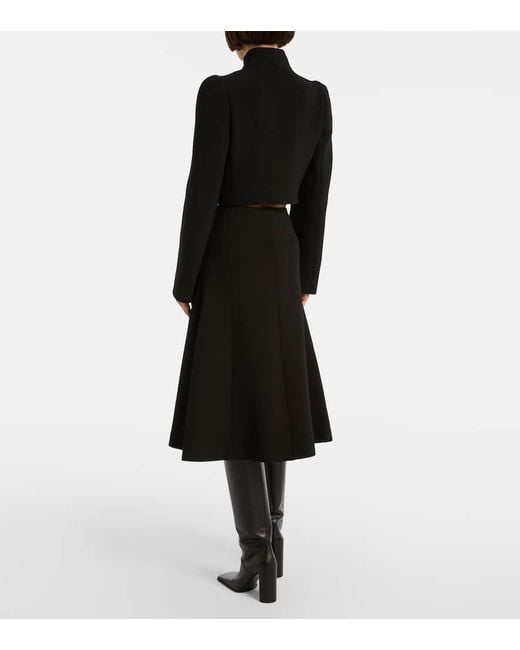Alaïa Blue Cropped Jacket