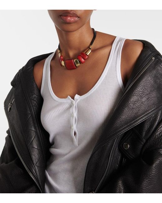 Collana Paradise di Isabel Marant in Red