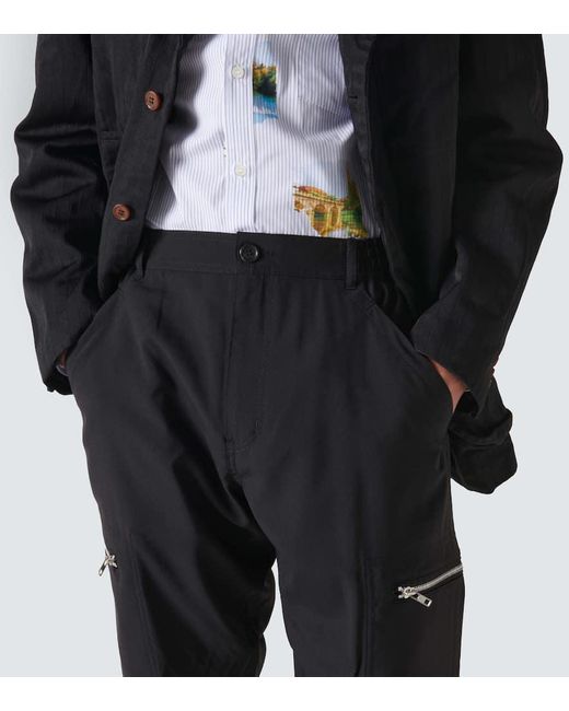 Pantalones chinos cropped Comme des Garçons de hombre de color Black