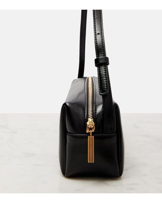 Khaite Black Kye Micro Leather Shoulder Bag