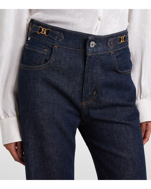 Citizens of Humanity Blue Kimberly High-Rise Flared Jeans