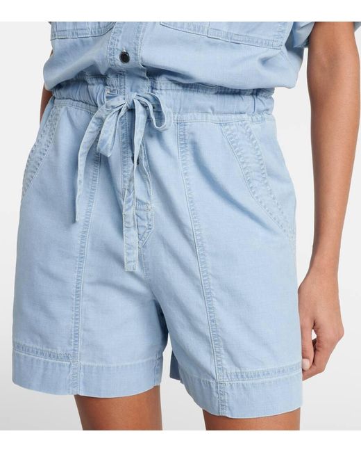 Isabel Marant Blue Vally Cotton Romper