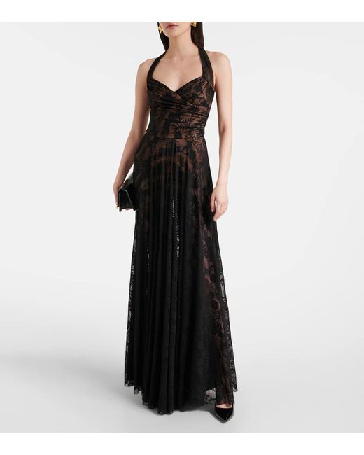 Norma Kamali Black Cayla Gown