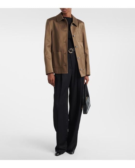 Altuzarra Brown Bart Single-Breasted Jacket
