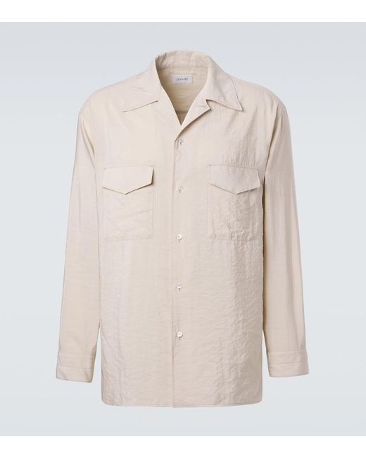 Lemaire Natural Silk-Blend Shirt for men