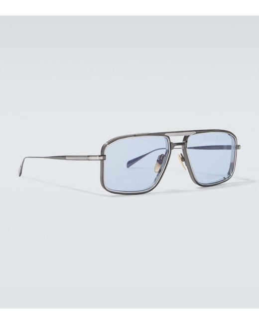 Jacques Marie Mage Blue Earl Navigator Sunglasses for men