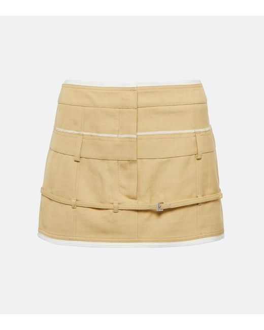 Jacquemus Brown Minirock La Mini Jupe Caraco