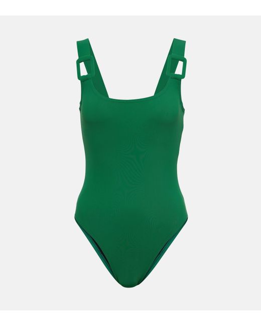 Karla Colletto Green Scoop-neck Swimsuit