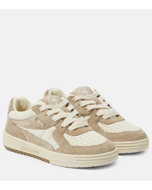 Palm Angels White University Sneakers