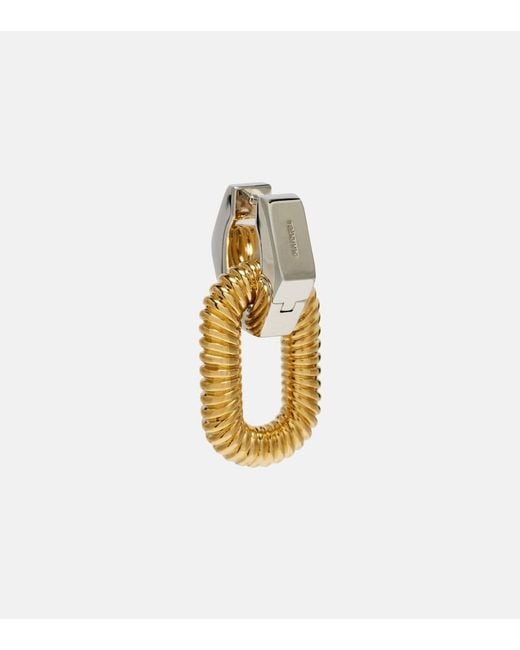 Rabanne Metallic Link Xl Drop Earrings