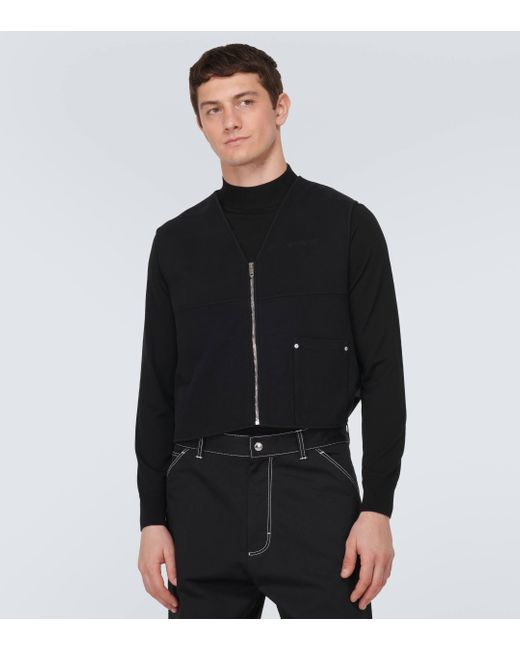 Gilet en polaire Givenchy pour homme en coloris Black