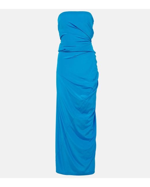 Robe longue Odette Proenza Schouler en coloris Blue