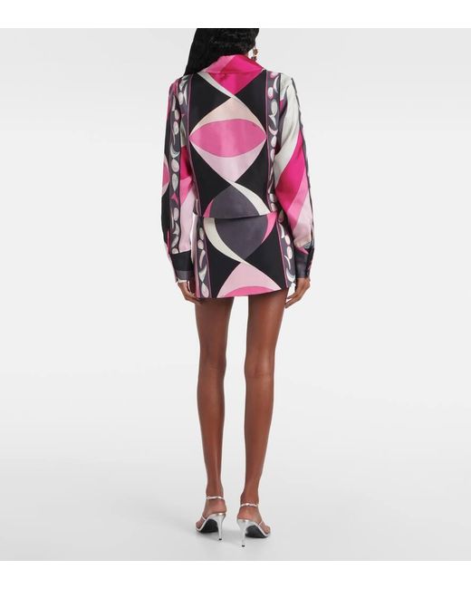 Camicia Pesci di Emilio Pucci in Pink