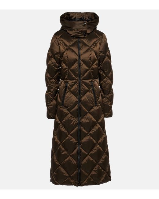 Goldbergh Brown Belle Quilted Down Coat