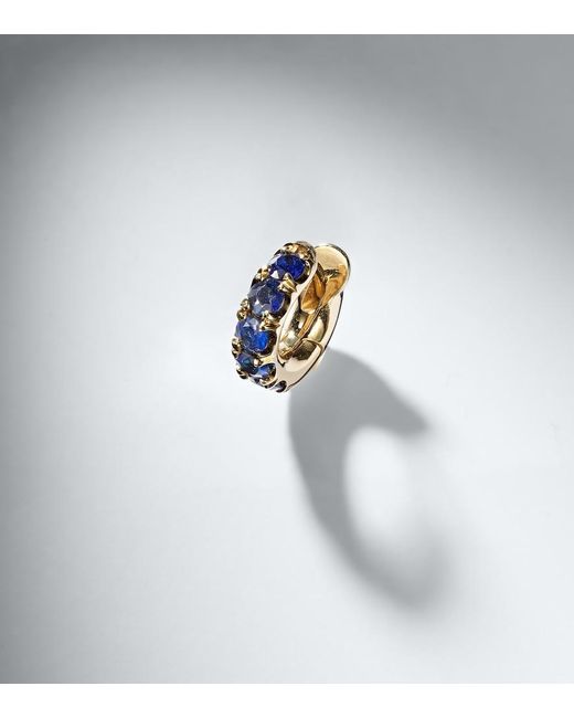 Spinelli Kilcollin White Macro Mini 18Kt Earrings With Sapphires for men