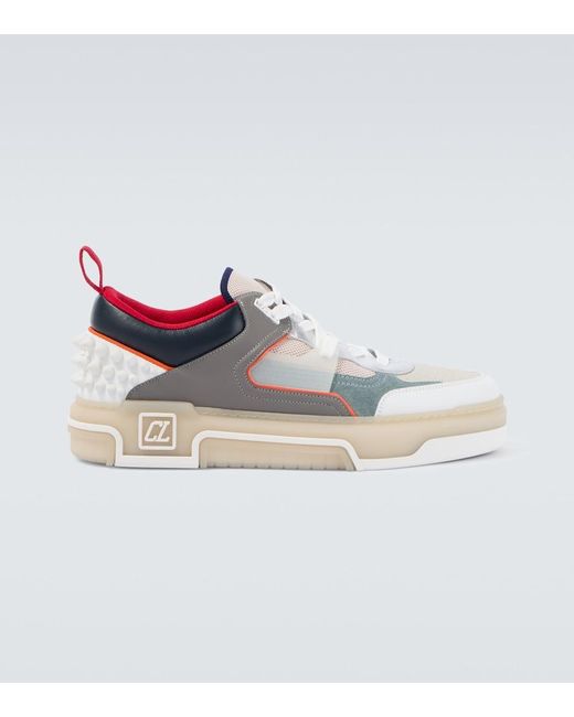 Christian Louboutin Gray Albatre/Smoke Astroloubi Sneakers for men