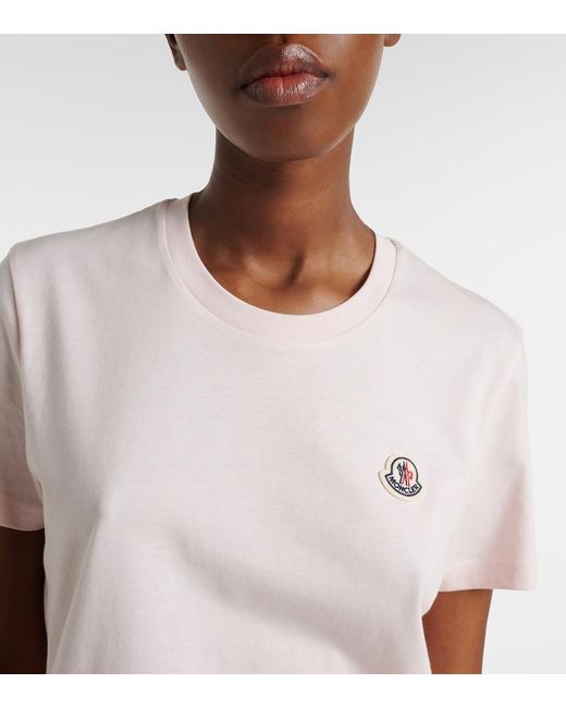 Moncler Pink Set Of 3 Cotton Jersey T-Shirts