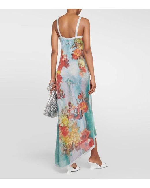 knee length dresses for ladies Jean Paul Gaultier Trompe L'oeil High Neck Long Sleeve Dress – Antidote  Fashion and Lifestyle main image 0