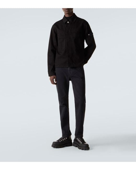 Stone Island Blue Mid-Rise Slim Jeans for men