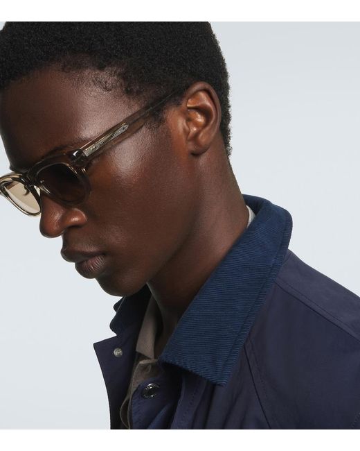 Brunello Cucinelli Natural Square Sunglasses for men
