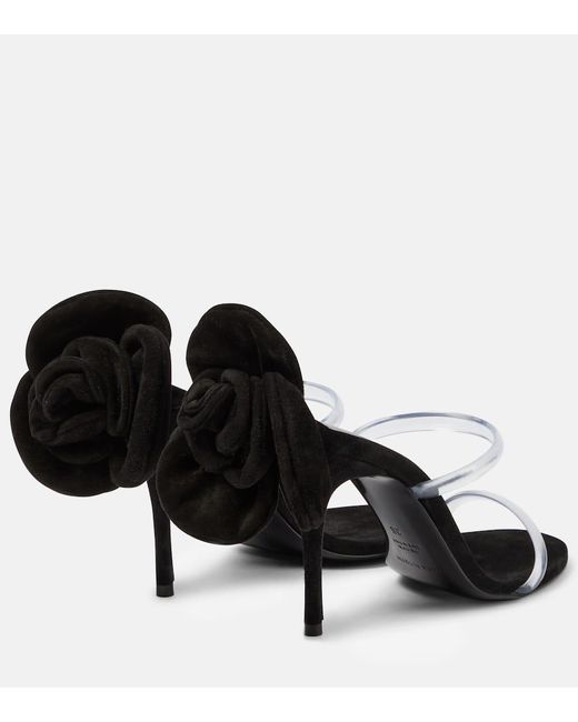 Sandalias de ante Magda Butrym de color Black
