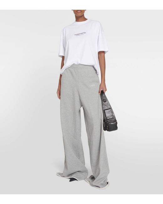 Pantalon de survetement en coton melange Vetements en coloris Gray