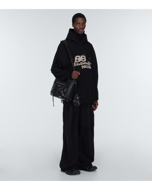 Borsa A Spalla Le Cagole Medium di Balenciaga in White da Uomo