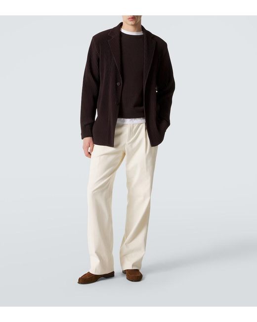 Homme Plissé Issey Miyake Black Tailored Pleats 2 Blazer for men