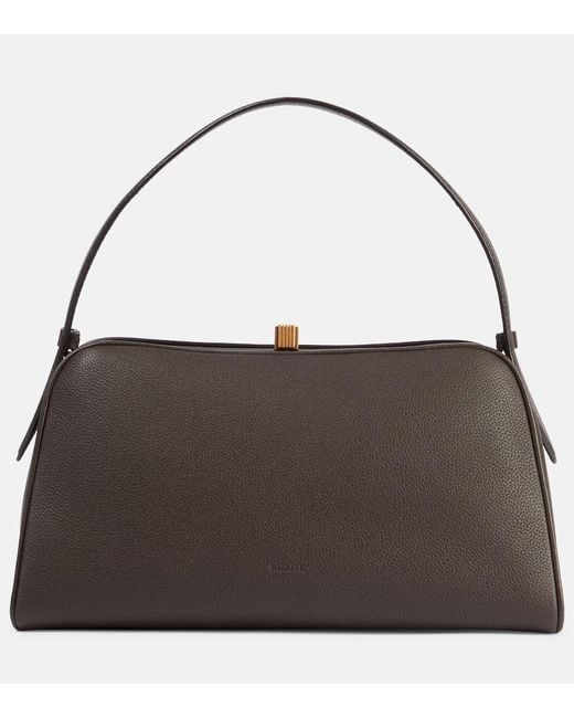 Khaite Black Tote Bag Cate Aus Leder