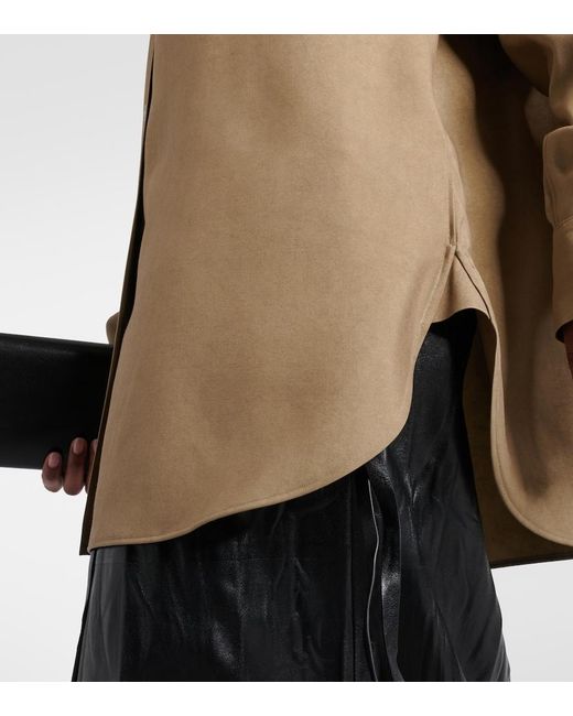 The Row Natural Sveva Silk Shirt