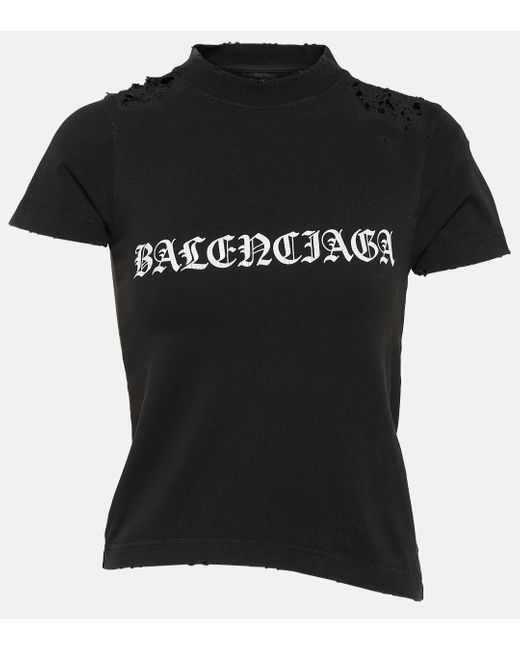 Débardeur à logo imprimé Balenciaga en coloris Black