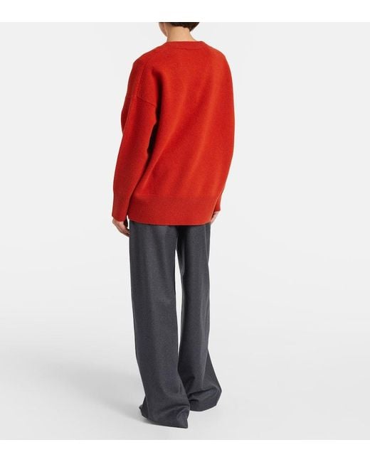 Rohe Red Pullover Aus Einem Wollgemisch