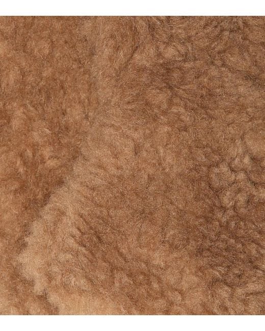 Max Mara Multicolor Faeustlinge Ombrato Aus Kamelhaar