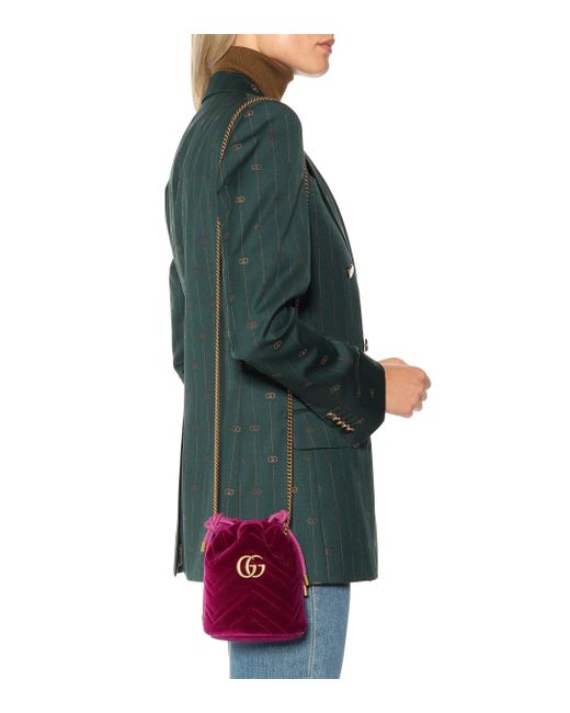 gucci marmont mini bucket