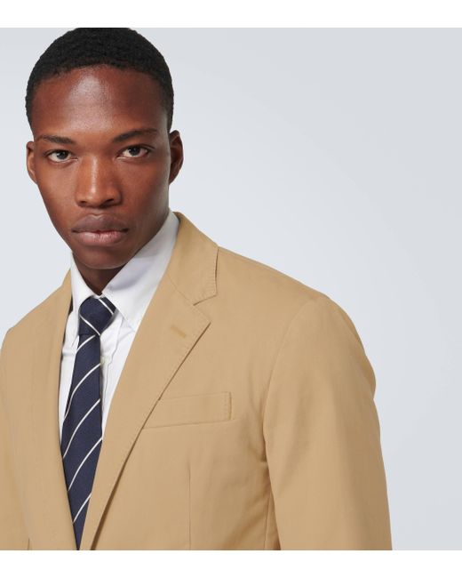 Blazer en coton melange Polo Ralph Lauren pour homme en coloris Natural