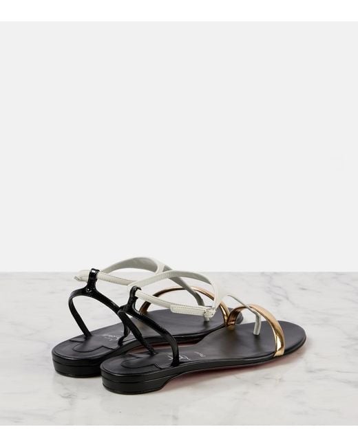 Christian Louboutin Black Athinita Leather Sandal
