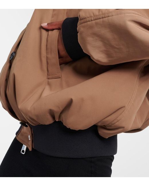 Khaite Brown Rhonda Twill Jacket