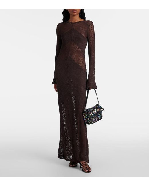 Staud Black Timmy Beaded Shoulder Bag
