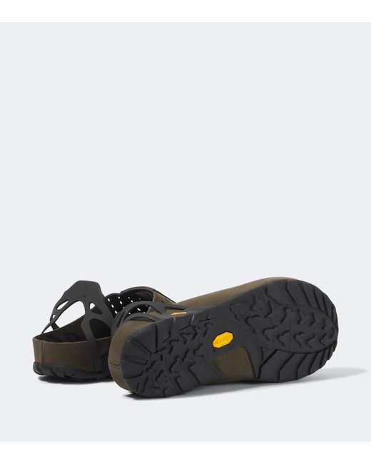 Roa Brown Fedaia Leather Mules for men